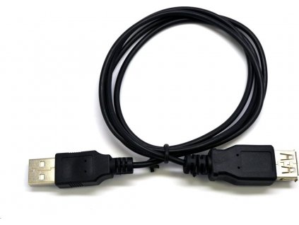 C-TECH USB A-A 1,8m 2.0 prodlužovací, černý