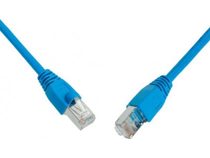 SOLARIX patch kabel CAT5E SFTP PVC 3m modrý