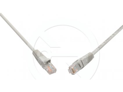 Solarix - patch kabel CAT5E UTP PVC 2m šedý snag-proof