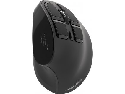 Natec optická vertikální myš EUPHONIE/2400 DPI/Kancelářská/Optická/Pro praváky/Bezdrátová USB/Černá