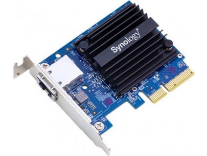 Synology E10G18-T1 - Síťový adaptér - PCIe 3.0 x4 nízký profil - 10Gb Ethernet x 1 - pro Disk Station DS1618; RackStation RS1219, RS2418, RS2818, RS3618, RS818