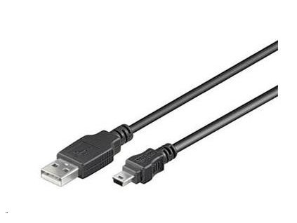 PremiumCord - Kabel USB - USB (M) do mini-USB typ B (M) - USB 2.0 - 20 cm - černá