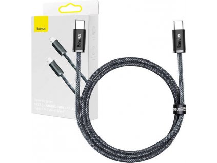 Kabel USB-C na USB-C Baseus řady Dynamic, 100 W, 1 m (šedý)
