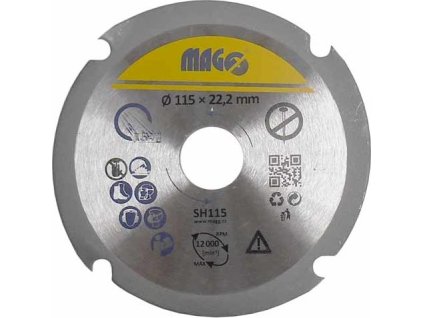 Pilový kotouč na dřevo115 mm SH115