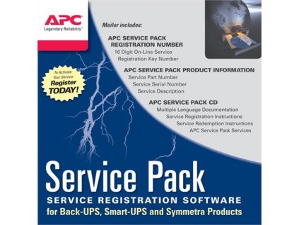 APC Extended Warranty Service Pack - Technická podpora - konzultace po telefonu - 3 let - 24x7 - pro P/N: BE670M1, BE850G2, BR1200SI, BR1600MI, BR1600SI, BR900MI, BV1000, BV650, BV800