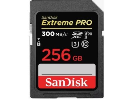 SanDisk Extreme Pro - Paměťová karta flash - 256 GB - UHS-II U3 / Class10 - SDXC UHS-II