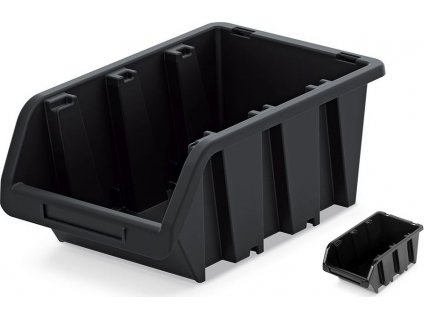 Plastový úložný box TRUCK 230x160x120mm, černý