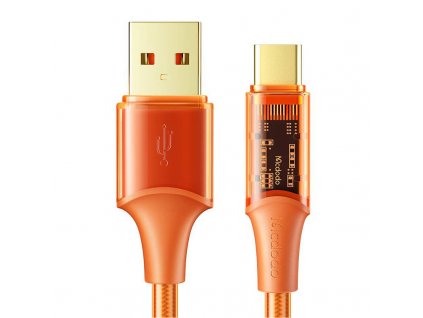 Kabel USB-C Mcdodo CA-3150, 6A, 1,8 m (oranžový)