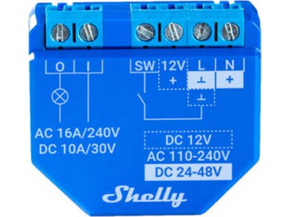 WiFi Smart Switch Shelly, 1 kanál 16A