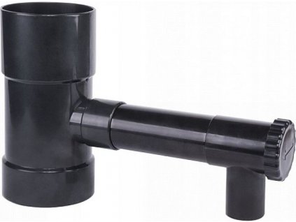 Sběrač dešťové vody s ventilem, 100mm/GZ1, grafit