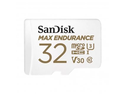 SanDisk Max Endurance/micro SDHC/32GB/100MBps/UHS-I U3 / Class 10/+ Adaptér