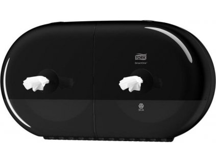 Zásobník TORK SmartOne Twin Mini na toaletní papír se středovým odvíjením černý T9