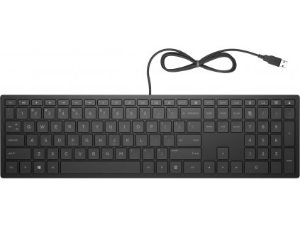 HP Pavilion Keyboard 300/Drátová USB/UK-Layout/Černá