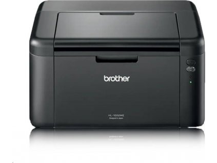 BROTHER tiskárna laserová mono HL-1222WE - A4, 20ppm, 2400x600, 32MB, GDI, USB 2.0, WIFI, 150l, startovací toner 1500str