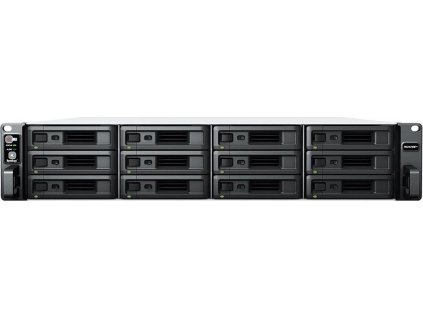 Synology RackStation RS2423RP+ - Server NAS - 12 zásuvky - k upevnění na regál - SATA 6Gb/s - RAID RAID 0, 1, 5, 6, 10, JBOD - RAM 8 GB - Gigabit Ethernet / 10 Gigabit Ethernet - iSCSI podpora - 2U