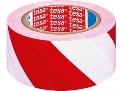 páska výstražná 50mmx33m ČRV-BÍ samolepicí TESA