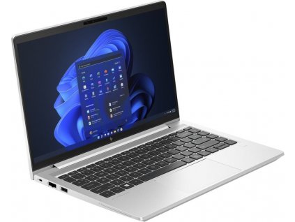HP EliteBook 640 G10 Notebook - Provedění závěsu 180 stupňů - Intel Core i7 - 1355U / až 5 GHz - Win 11 Pro - grafika Intel Iris Xe Graphics - 16 GB RAM - 512 GB SSD NVMe - 14" IPS 1920 x 1080 (Full HD) - Wi-Fi 6E - stříbrný hliník - kbd: česká