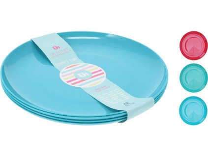 talíř mělký 21cm PH mix barev (4ks)