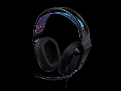 Logitech G G335 Wired Gaming Headset - Náhlavní souprava - plná velikost - kabelové - 3.5 mm jack - černá - Certifikováno Discord