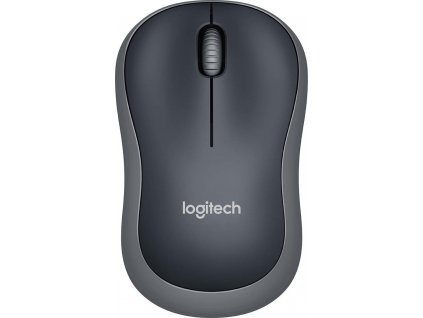 Logitech M185 - Myš - optický - bezdrátový - 2.4 GHz - bezdrátový přijímač USB - šedá