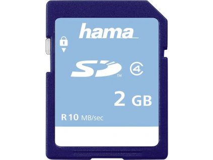 Paměťová karta Hama SD 2 GB CLASS 4 10 MB/s
