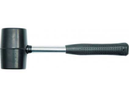 Palička gumová, černá, 450 g, s kovovou násadou, 56 mm, Vorel