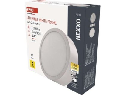 LED přisazené svítidlo NEXXO, kruhové, bílé, 12,5W, se změnou CCT