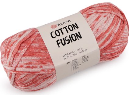 Bavlněná pletací příze Cotton Fusion 100 g (Balení 1 ks, Varianta 1 (3642) béžová velbloudí)