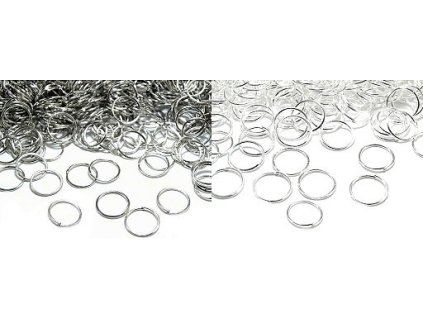 Kroužek spojovací Ø10,5 mm (Varianta 1 platina, Balení 20 g)