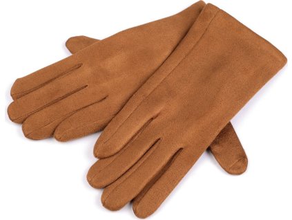Dámské rukavice přechodní (Balení 1 pár, Varianta 1 hnědá koňak)