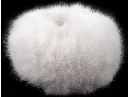 Kožešinová manžeta na rukáv šíře 10 cm pružná (Balení 2 ks, Varianta 3 pudrová)