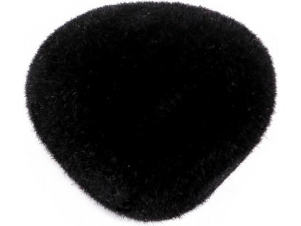 Čumák sametový s pojistkou 20x25 mm (Varianta 1 černá, Balení 5 sada)