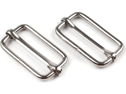 Posunovač na popruhy šíře 25 mm (Varianta 1 nikl, Balení 10 ks)