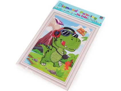 Diamantové malování, kreativní sada 17,5x23,5 cm (Balení 1 sada, Varianta 4 bílá kosmonaut)