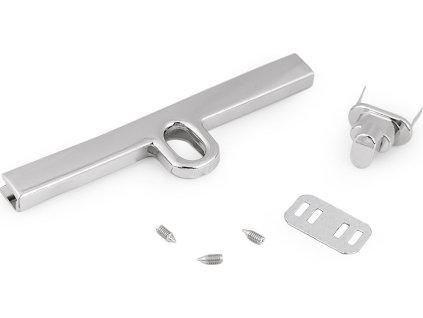 Sada zapínání na kabelku (Balení 1 sada, Varianta 1 - 25 x 96 mm nikl)