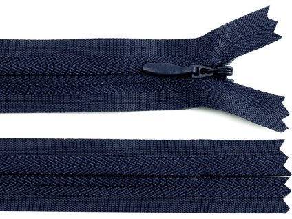 Spirálový zip skrytý No 3 délka 40 cm (Balení 1 ks, Varianta 316 šedá neutrální)