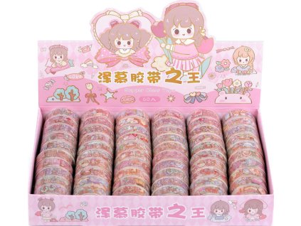 Ozdobná lepicí páska s dětským motivem šíře 15 mm (Balení 10 ks, Varianta mix)