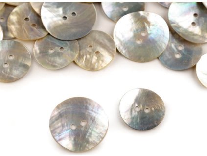 Perleťový knoflík velikost 28", 32", 40" (Balení 5 ks, Varianta 1 (32") perleť)