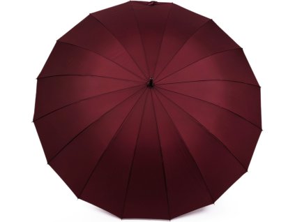 Velký rodinný deštník s dřevěnou rukojetí (Balení 1 ks, Varianta 1 vínová)