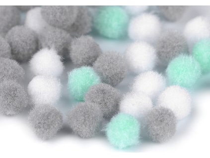 Bambulka mix barev Ø8 a 10 mm (Balení 1 sáček, Varianta 1 (Ø8 mm) růžová sv.)