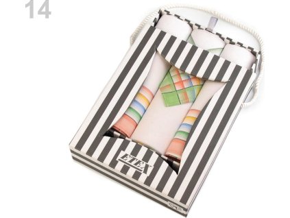 Dámský kapesník / dárková kazeta (Balení 1 krab., Varianta 3 mix náhodných barev a vzorů)