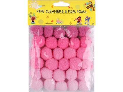 Bambulky mix barev Ø20 mm (Balení 1 sáček, Varianta 1 růžová)