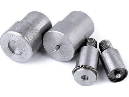 Piston na kovové druky Ø10; 12; 15 mm (Balení 1 sada, Varianta 1 (Ø10 mm) nikl)