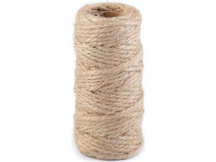 Sisalový provázek Ø2 mm (Balení 1 ks, Varianta 2 režná přírodní)