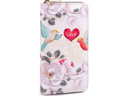 Dámská peněženka 9,5x19 cm (Balení 1 ks, Varianta 1 krémová nejsvět.)