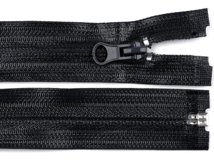 Voděodolný zip No 7 délka 80 cm spirálový (Balení 1 ks, Varianta 1 (322) černá)