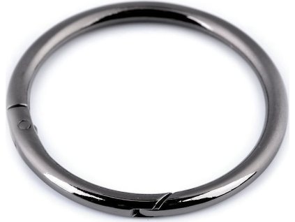 Karabina kulatá na kabelky / kroužek na klíče Ø50 mm (Varianta 1 nikl, Balení 1 ks)