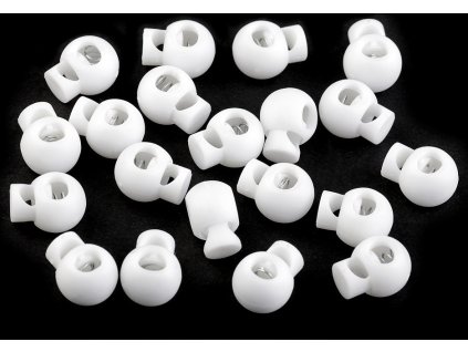 Brzdičky kulaté 15x19 mm (Balení 10 ks, Varianta 1 Off White)
