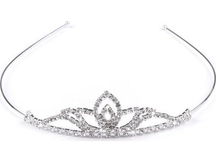 Štrasová čelenka / korunka do vlasů (Balení 1 ks, Varianta 5 crystal)