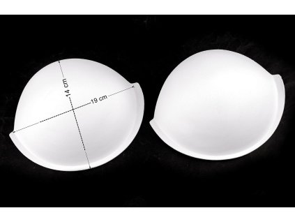 Košíčky do plavek / korzetů s push-up efektem velikost S, M (Balení 1 pár, Varianta 1 (S) bílá)